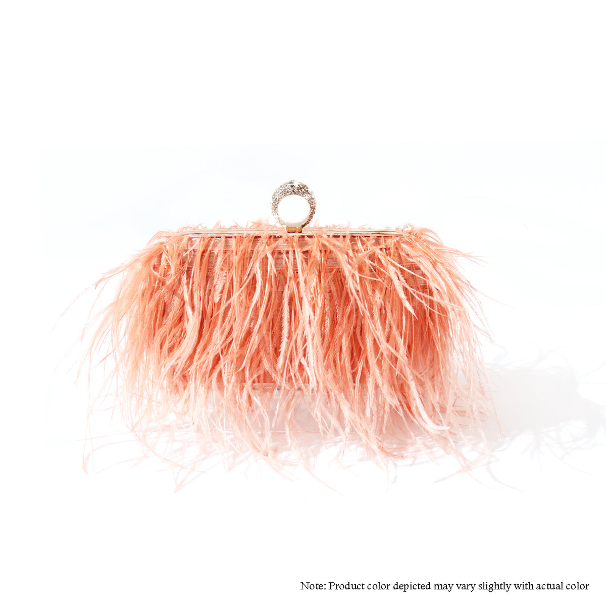 H-DUBAI WOMEN OSTRICH FEATHER HANDBAG