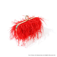 H-DUBAI WOMEN OSTRICH FEATHER HANDBAG