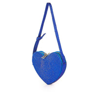 H-HEART HEART SHIP FULL RHINESTONE CROSSBODY BAG