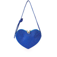 H-HEART HEART SHIP FULL RHINESTONE CROSSBODY BAG