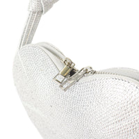 H-HEART HEART SHIP FULL RHINESTONE CROSSBODY BAG