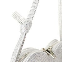 H-HEART HEART SHIP FULL RHINESTONE CROSSBODY BAG