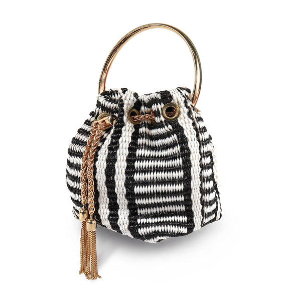 RAFFIA MESH BAG, H-RAFFINO2