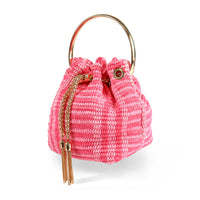 RAFFIA MESH BAG, H-RAFFINO2