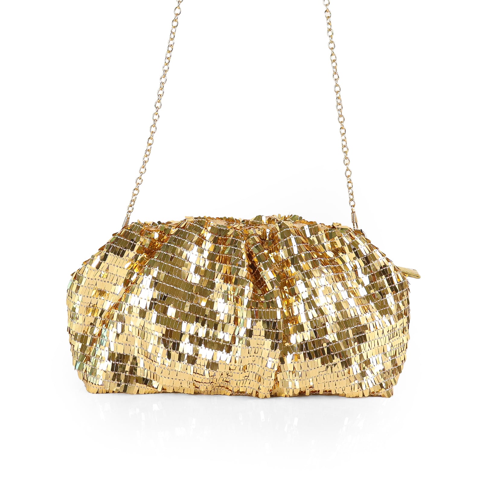 Sequin pouch bag sale