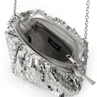 H-VIVI WOMEN SEQUIN POUCH HANDBAG