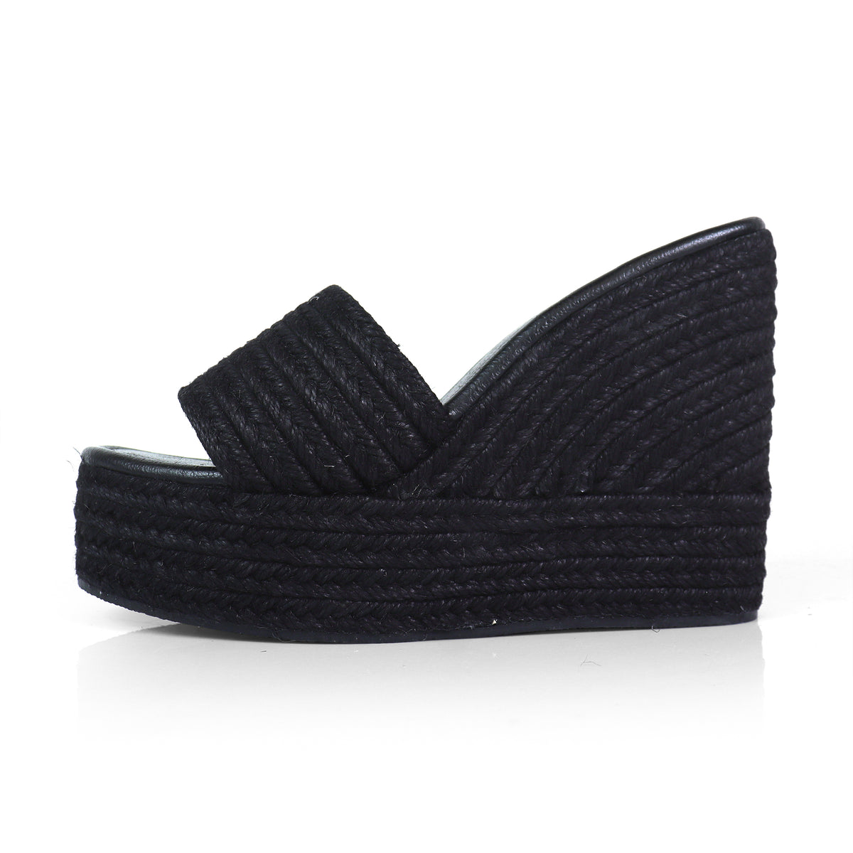 ESPADRILLE MULE PLATFORM WEDGE SANDALS, JULIET-1