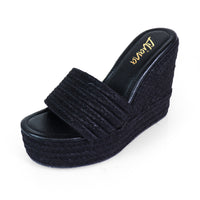 ESPADRILLE MULE PLATFORM WEDGE SANDALS, JULIET-1