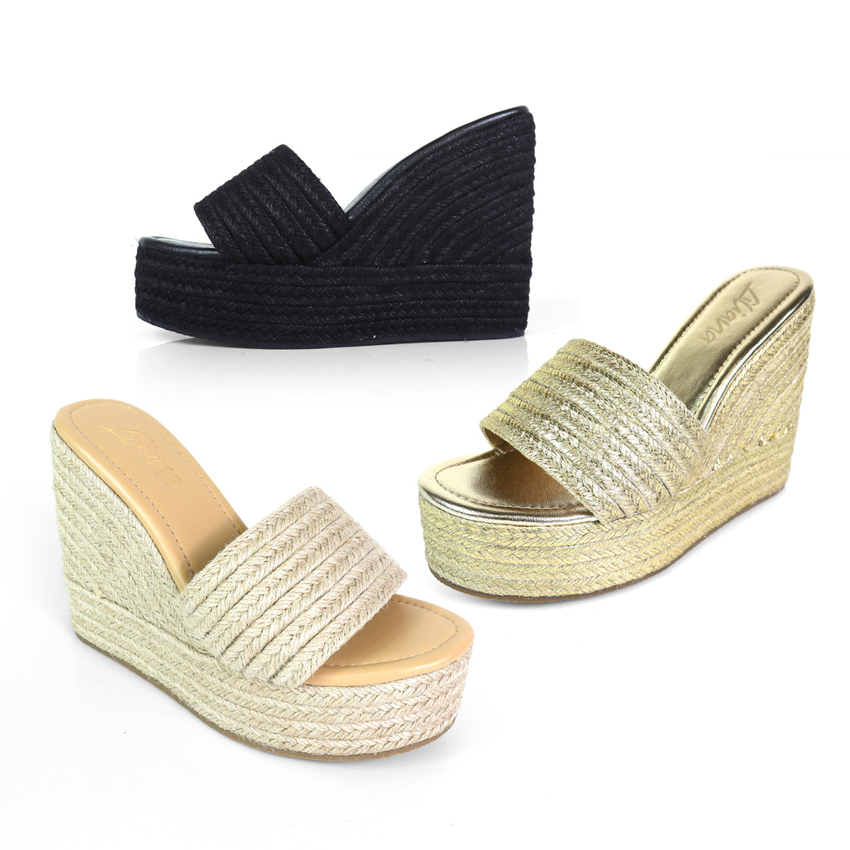 ESPADRILLE MULE PLATFORM WEDGE SANDALS, JULIET-1