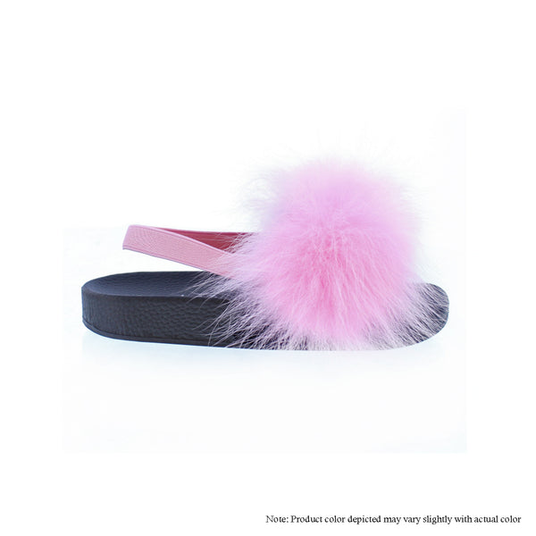 K-FANZZY-1 KIDS REAL FUR SLIDES