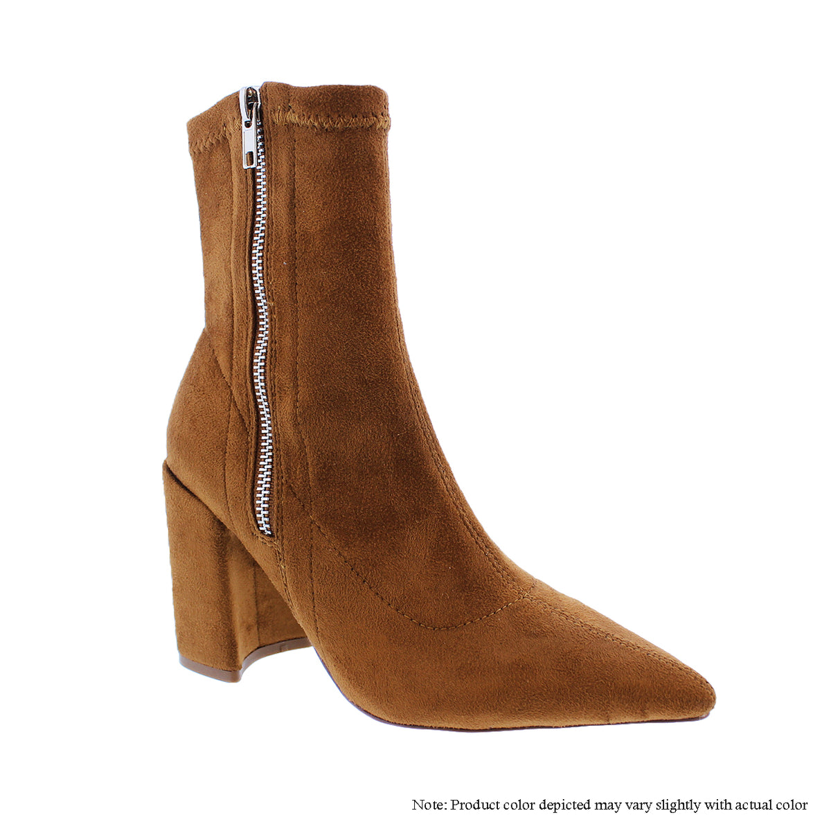 KATANA-1-SU POINTED SUEDE BOOT - TAN