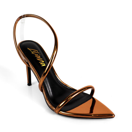 LAUCIA-38 POINTY OPEN TOE ANKLE STRAP W/ STILETTO HEEL