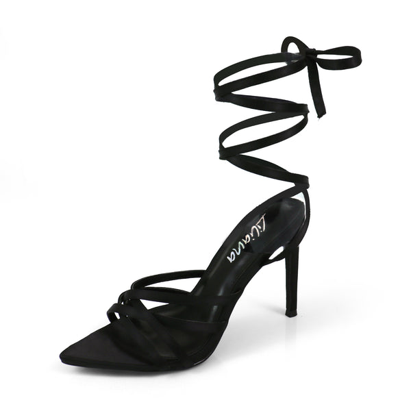LAUCIA-74 STRAP MULE W/ HEEL