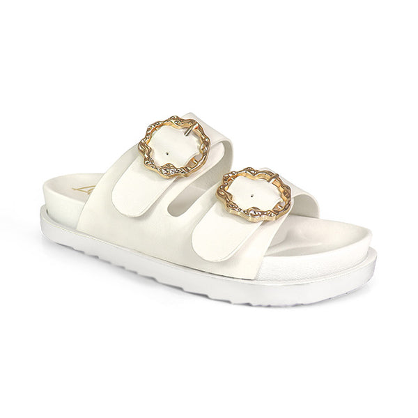 LILITH-2 OPEN TOE DUO STRAP BUCKLES PLATFORM SANDAL