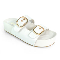LUK-1 DUO BUCKLE WEDGE SANDAL