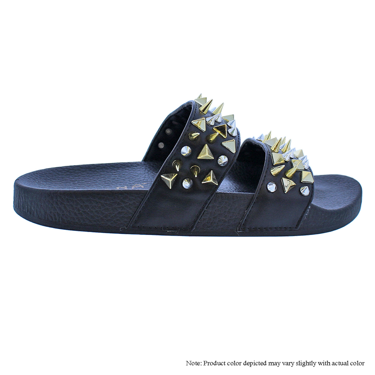 MAXIE-5 SLIDE WITH SPIKES & STUDS SLIPPER