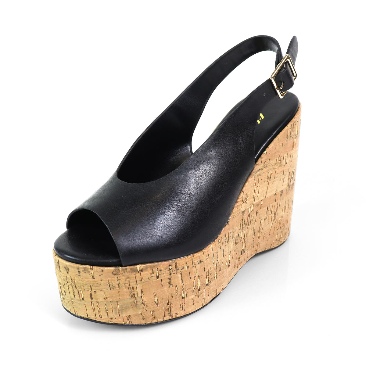 MIO-1 CRISS CROSS CORK SLINGBACK WEDGE