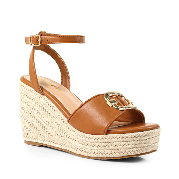 MISA-1  ESPADRILLE ANKLE STRAP SANDAL W/ ESPADRILLE WEDGGE