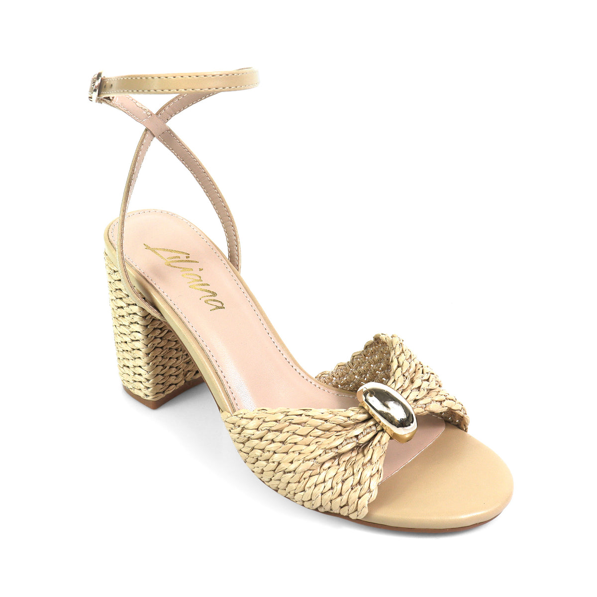 RAFFIA SANDAL W BLOCK HEEL, MONICA-1