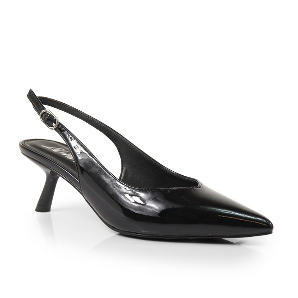 PENNY-3 POINTY TOE KITTEN HEEL