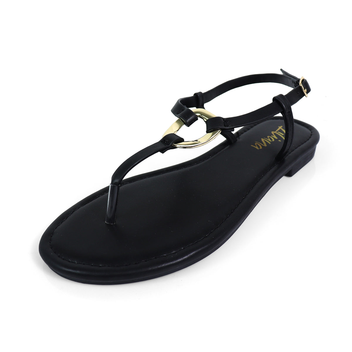 ROSITA-1 HOOP T-STRAP SANDAL