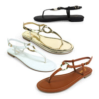 ROSITA-1 HOOP T-STRAP SANDAL