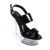 TRANSPARENT UPPER PLATFORM HEEL W STILETTO, ROWDY-5