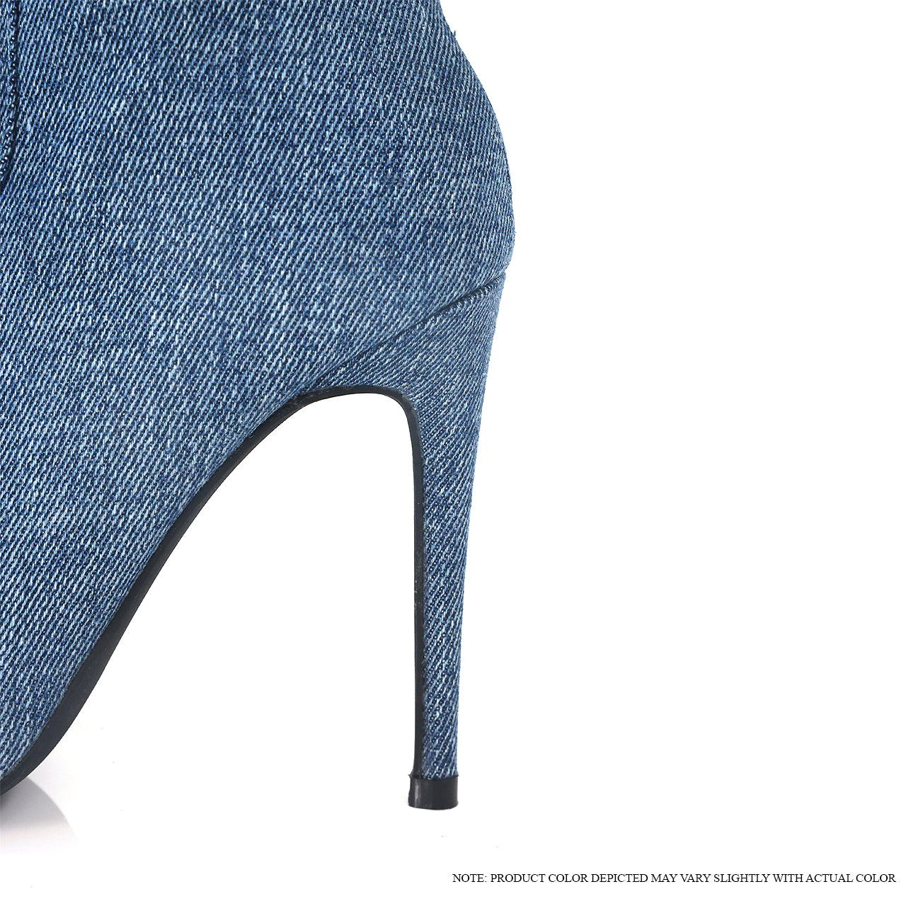 SCANDALOUS-29 OVER KNEE POCKET HEEL BOOTS - DENIM – Liliana