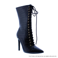 SELINA-22 POINTY TOE CALF-HIGH BOOTIES