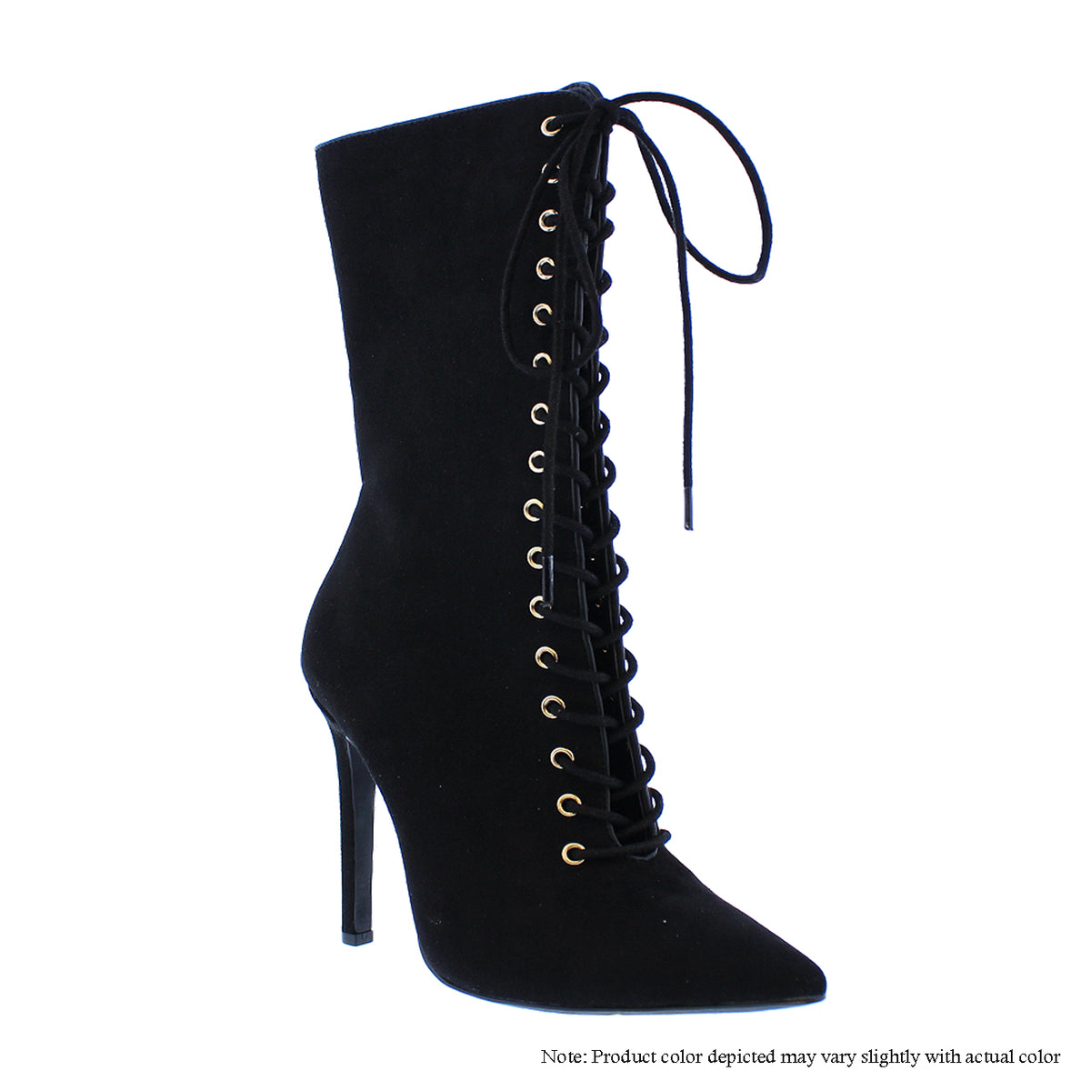 SELINA-22 POINTY TOE CALF-HIGH BOOTIES