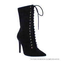 SELINA-22 POINTY TOE CALF-HIGH BOOTIES