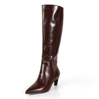 SHIRLEY-2 OPEN TOE CANVAS ANKLE BOOTS W/ STILETTO HEEL