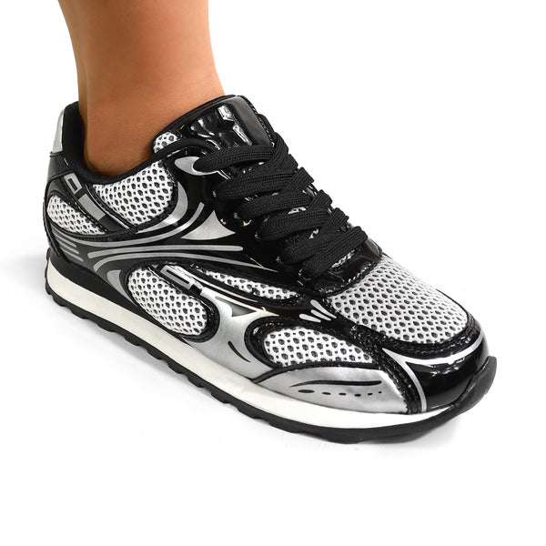STELLA-4 RETRO TRENDY MESH TRAINING SNEAKER