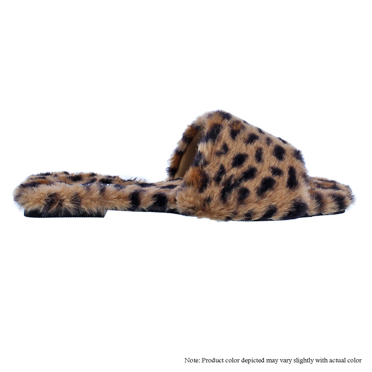 STEPOUT-2 FAUX FUR ONE-BAND SLIP-ON SANDAL