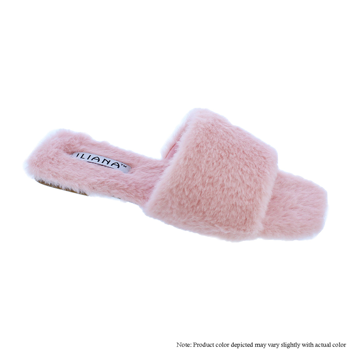 STEPOUT-2 FAUX FUR ONE-BAND SLIP-ON SANDAL