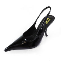 POINTED TOE SLINGBACK CURVE HEEL, STUZZY-1