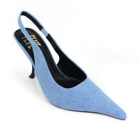 POINTED TOE SLINGBACK CURVE HEEL, STUZZY-1