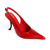 POINTED TOE SLINGBACK CURVE HEEL, STUZZY-1