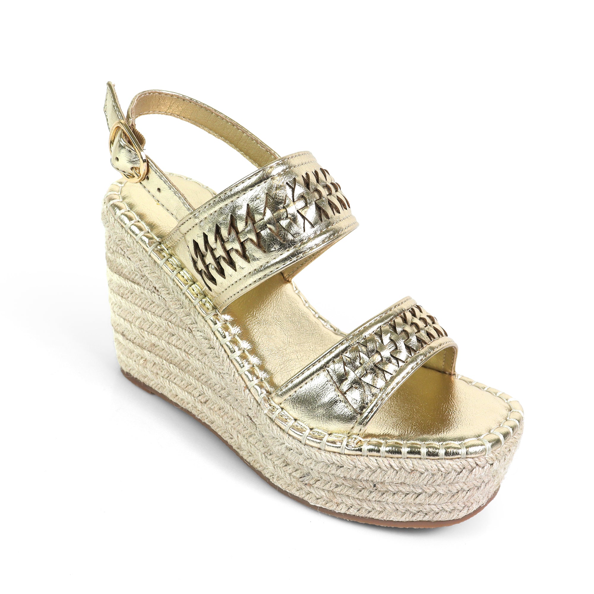 YUZU-1 DUO WOVEN ESPADRILLE FLATS – Liliana Shoes