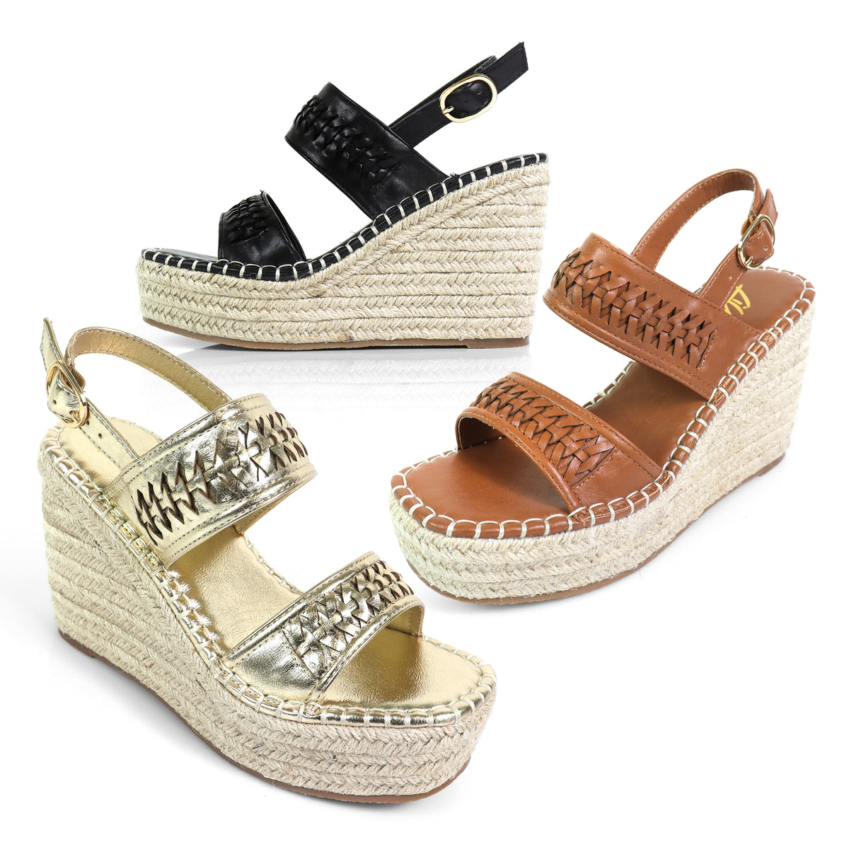 YUZU-1 DUO WOVEN ESPADRILLE FLATS